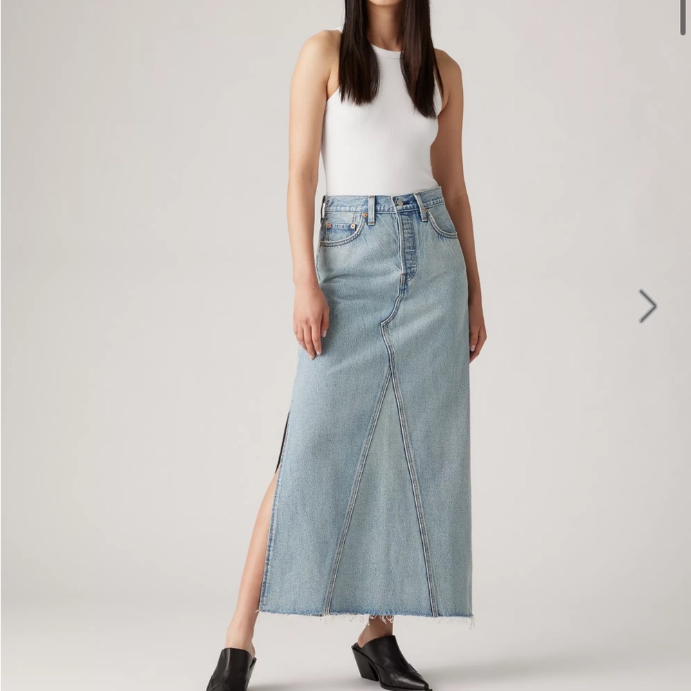 Levi's Denim Maxi Skirt